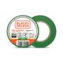 Imagem de Fita Isolante 10m x 18mm Verde Black+Decker BDMT-0001-06