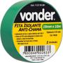 Imagem de Fita isolante pvc 19mmx10m verde anti chama peça Vonder