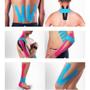 Imagem de Fita kinesio taping fita adesiva fisioterapia muscular bandagem elastica alivio dor lesao