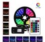 Imagem de Fita Led 3528 Rgb Colorida 5 Metros 16 Cores Fonte e Controle - Global