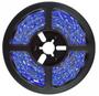Imagem de Fita LED 5050 Azul 5 Metros 300 Leds 12V IP65 Prova D'agua