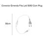 Imagem de Fita Led 5050 Branco Quente 4 Metros 14w/m Com Conector 127v