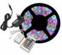 Imagem de Fita Led 5050 Com Silicone Ip65 Rgb+controle E Controlador