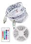 Imagem de Fita Led 5050 Rgb 16 Lindas Cores Com Controle APP Bluetooth Iluminaçao Forte TB5049