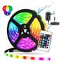 Imagem de Fita Led 5050 Rgb Colorida 5Mt 16 Cores + Fonte + Controle