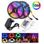 Imagem de Fita Led 5050 Rgb Colorida Com Cola 10m Kit Completo 110/220