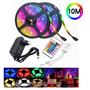 Imagem de Fita Led 5050 Rgb Colorida Com Cola 10m Kit Completo 110/220