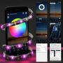 Imagem de Fita LED Bluetooth Com 90 LEDs 5050 RGB Controle APP Pra conputador tv Com 3 Mts FITADY8802