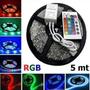 Imagem de Fita Led Colorida 5050 Rbg 16 Cores 5 M + Fonte E Central