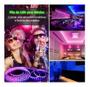Imagem de Fita LED Inteligente 5m Adesiva Kit Completo Com Controle Remoto APP Wi-fi Casa Inteligente RGB IP65