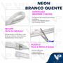 Imagem de Fita led neon flexivel 8w 12v 3000k(branco quente) 5 metros ip20 com fonte kit10