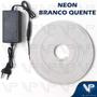 Imagem de Fita led neon flexivel 8w 12v 3000k(branco quente) 5 metros ip20 com fonte kit30