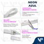 Imagem de Fita led neon flexivel 8w 12v azul 5 metros ip20 com fonte kit30
