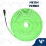 Imagem de Fita led neon flexivel 8w 12v verde 5 metros ip20 com fonte