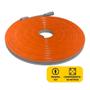 Imagem de Fita Led Neon Laranja Com Fonte 12V