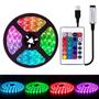 Imagem de Fita Led Rgb 5 metros com Controle Remoto 16 Cores USB