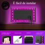 Imagem de Fita Led Rgb 5050 Rolo 5m 16 Cores Ip65 + Fonte + Controle