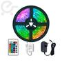 Imagem de Fita led rgb 5m 12v com controle e fonte