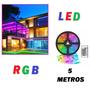 Imagem de Fita LED RGB Rolo 5 Metros Colorida Decoração Mesa PC Gamer C/ Controle Escolha de Cor