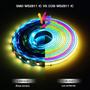 Imagem de Fita LED RGBIC COB 12V Tuya Smart WIFI Alexa Google Dreamcolor Neon Rope Luz Ambiente Com Efeito