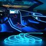 Imagem de Fita Led Tipo Neon Painel Interior Carro 5M Azul Claro Gelo