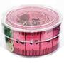Fita Métrica 150cm Costura Corporal Medidas + Pote Acrílico TM-POTE - Lanmax Imagem de Fita Métrica 150cm Costura Corporal Medidas + Pote Acrílico TM-POTE