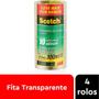 Imagem de Fita para Empacotamento SCOTCH 5802 45MM X 100M Transparente - Pacote com 04 Unidades