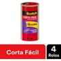 Imagem de Fita para Empacotamento SCOTCH Corta Fácil 45MMX40M TR Pacote com 04