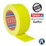 Imagem de Fita Tecido Gaffer Tape Tesa 48mm X 25m Amarela Fluorescente