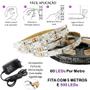 Imagem de Fita Ultravioleta USB Com 5 Metros e 120 LEDs Brilhantes Com Fonte de Alimentação - 194888