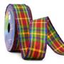 Imagem de Fita Xadrez com Lurex nº 5 25mm Cor 01 - 10 metros