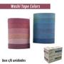 Imagem de Fitas Adesivas Coloridas / Washi Paper - Box c/6 unidades - Azul