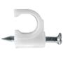 Imagem de Fixa Cabo 8Mm (Rg6) Branco Pacote Com 25Pçs
