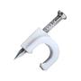 Imagem de Fixa Cabo 8mm (Rg6) Branco Pct Com 25pçs