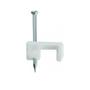 Imagem de Fixa Fio Branco Com Prego de Aço 2,5/4,0mm - Trifixi