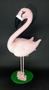 Imagem de Flamingo em Pé Rosa Claro em Feltro - 01 Unidade - Pé de Pano - Rizzo Festas