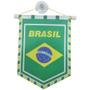 Imagem de Flâmula Do Brasil Com Ventosa (13,2Cm X 9,7Cm) Face Dupla
