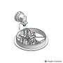 Imagem de Flange do Módulo de Combustível Ecosport 1.0 4C 8V Rocam 02 ... 06 / Ecosport 1.0 4C 8V Zetec Rocam Supercharger 02 ... 06