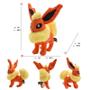 Imagem de flareon pelúcia pokemon Qualidade Premium Kwaii