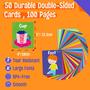 Imagem de Flashcards SpriteGru Kid First Cognitive - 50 Unidades com 3 Anéis