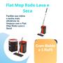 Imagem de Flat Mop Rodo Lava e Seca com Balde e 1 Refil