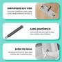 Imagem de Flat Mop Vertical Rodo 360º + 4 Refil Extra Lava e Seca Esfregão Microfibra com Balde Compacto Multiuso Limpesa Pesada