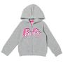 Imagem de Fleece Hoodie com zíper para meninas da Barbie - Camiseta gráfica - A