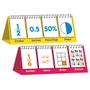 Imagem de Flip Stand Junior Learning Fraction Flips para crianças de 6 a 9 anos, 2ª à 3ª série