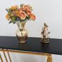 Imagem de Flor artificial buquê rosas 9 ramos com complementos