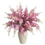 Imagem de Flor Artificial De Seda Delphinium, 75cm, Estilo Nórdico, Para Casa, Casamento, Natal, Decoração De