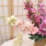 Imagem de Flor Artificial De Seda Delphinium, 75cm, Estilo Nórdico, Para Casa, Casamento, Natal, Decoração De