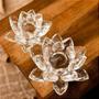 Imagem de Flor De Lótus Decorativa Cristal Unitária 8Cm