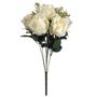 Imagem de Flor Rosa Cor Creme Outono Artificial Permanente 52CM 36435-001