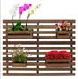 Imagem de Floreira Jardim Vertical 100 X 80cm Com 4 Cachepot Em Madeira Maciça Rústico